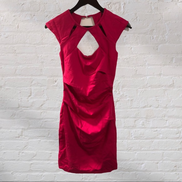 🍁Fall Sale🍁 Le Chateau Midi Dress with Cutouts - Picture 3 of 5